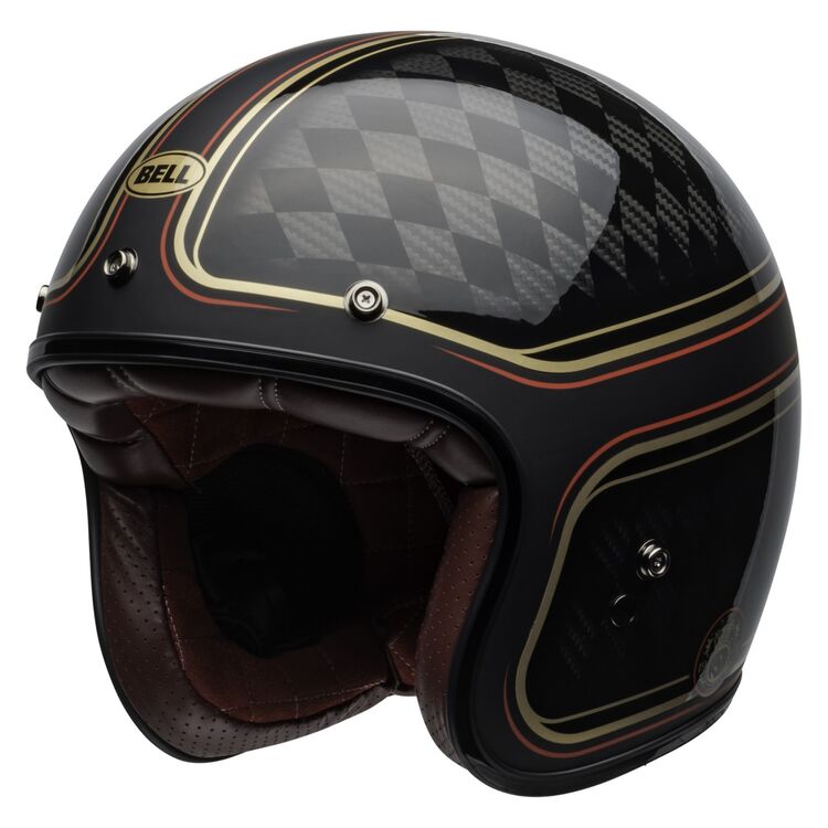 Bell Custom 500 Carbon RSD Checkmate motorcycle Helmet size

