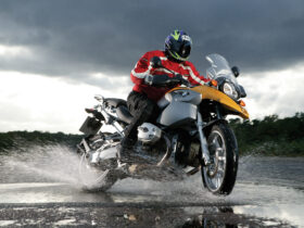 motorcycle ride in rain