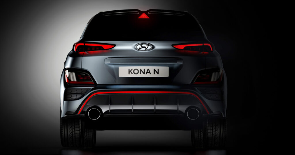 2021 Hyundai Kona N Price and Image | back side view