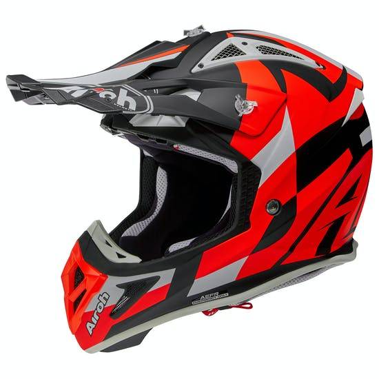 Airoh Twist Iron Racr Great Color Rockstar MX Helm Crosshelm Motocross Enduro