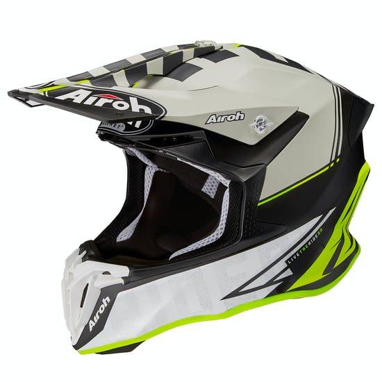 Airoh Twist Iron Racr Great Color Rockstar MX Helm Crosshelm Motocross Enduro