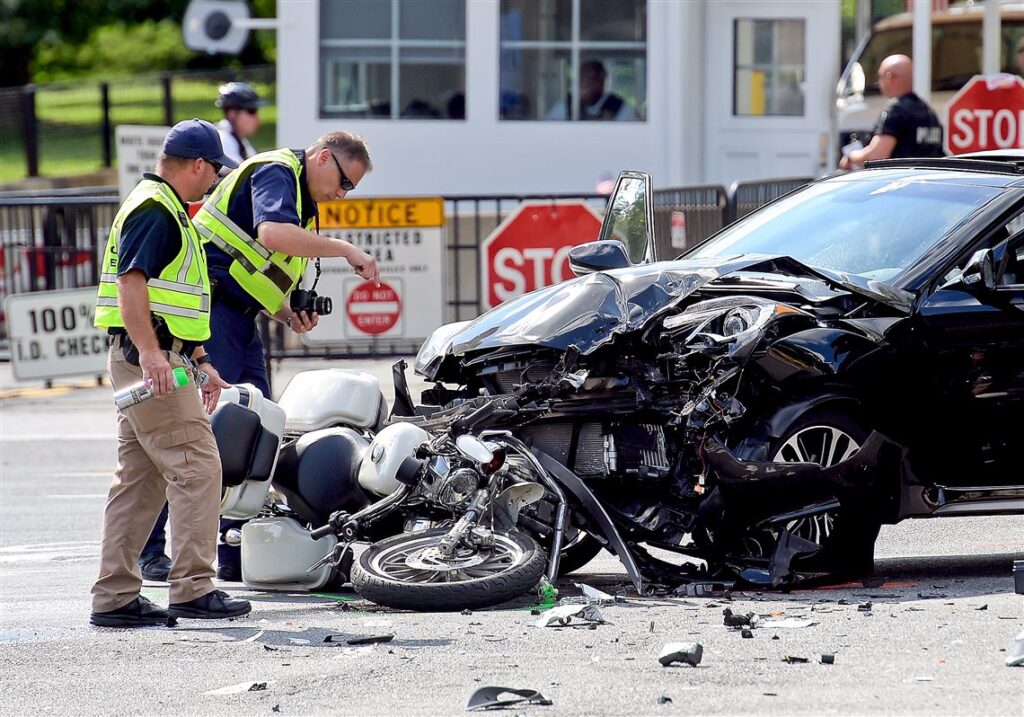 Photograph The Vehicles And The Accident Scene
