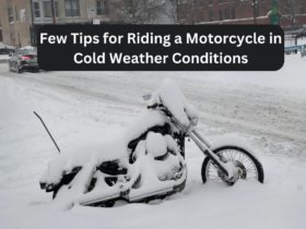 ride a motorcycle in cold weather